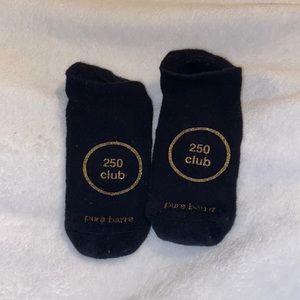 Pure Barre small sticky socks. 250 club